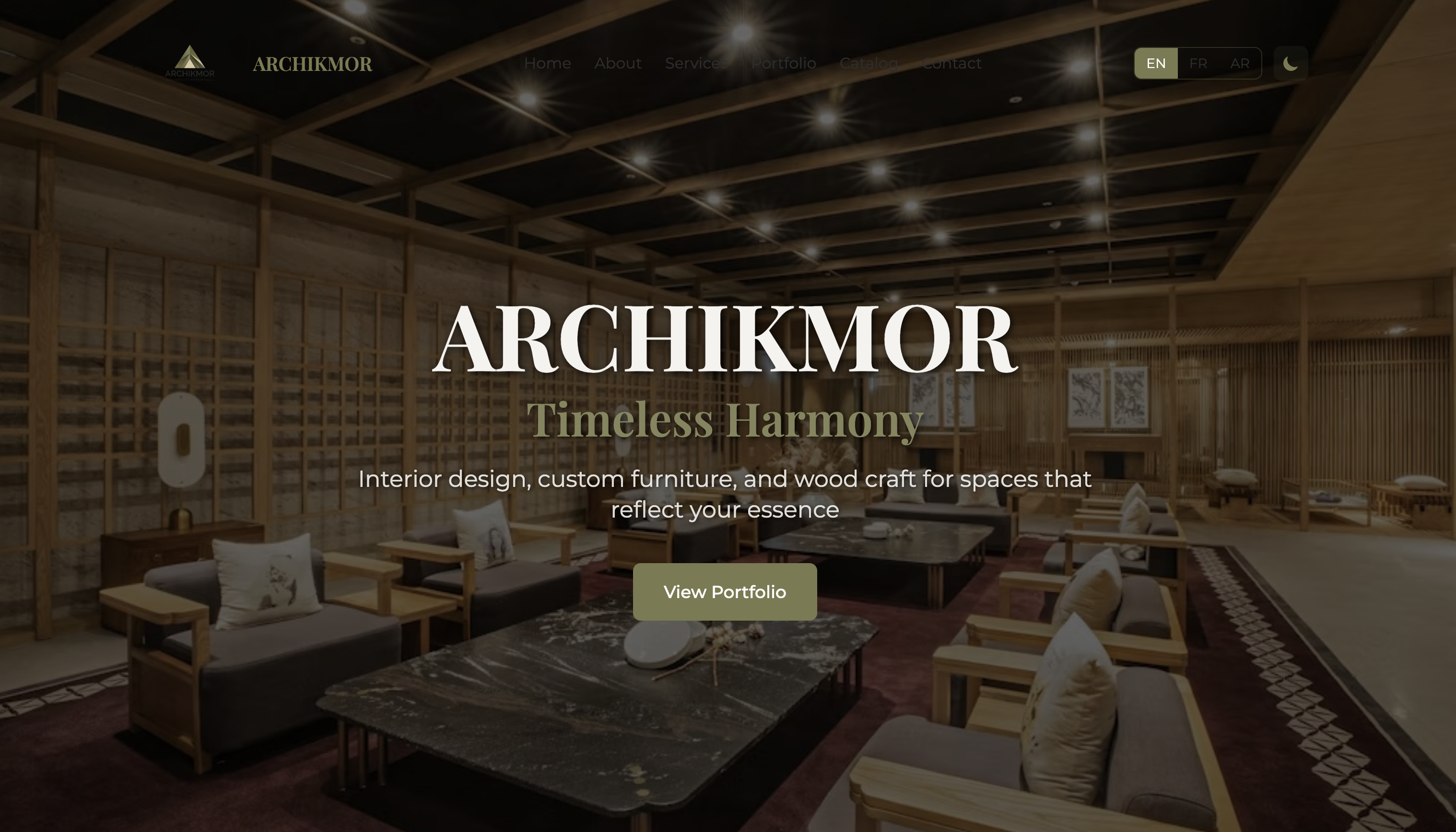 ARCHIKMOR website screenshot
