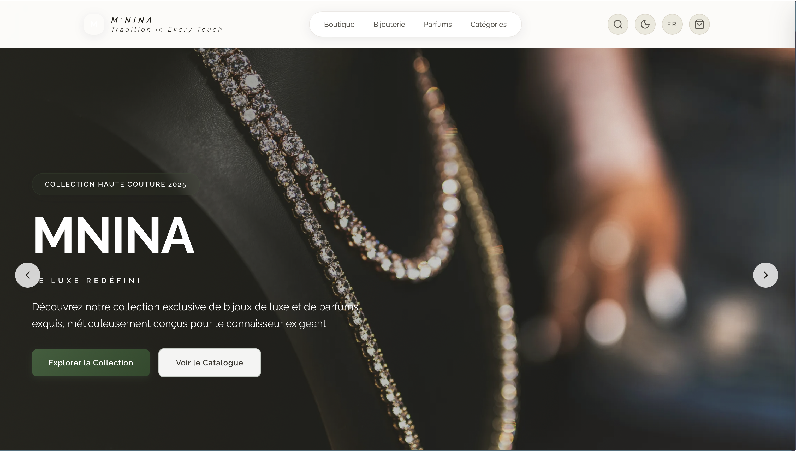 Mnnina website screenshot